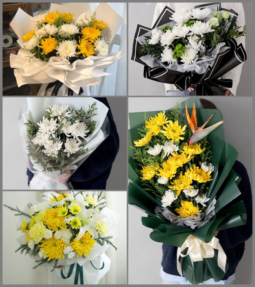 福建泉州晋江市内坑镇柑市村白事花束代送